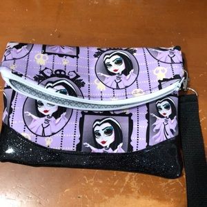 Handmade wristlet Lily Munster